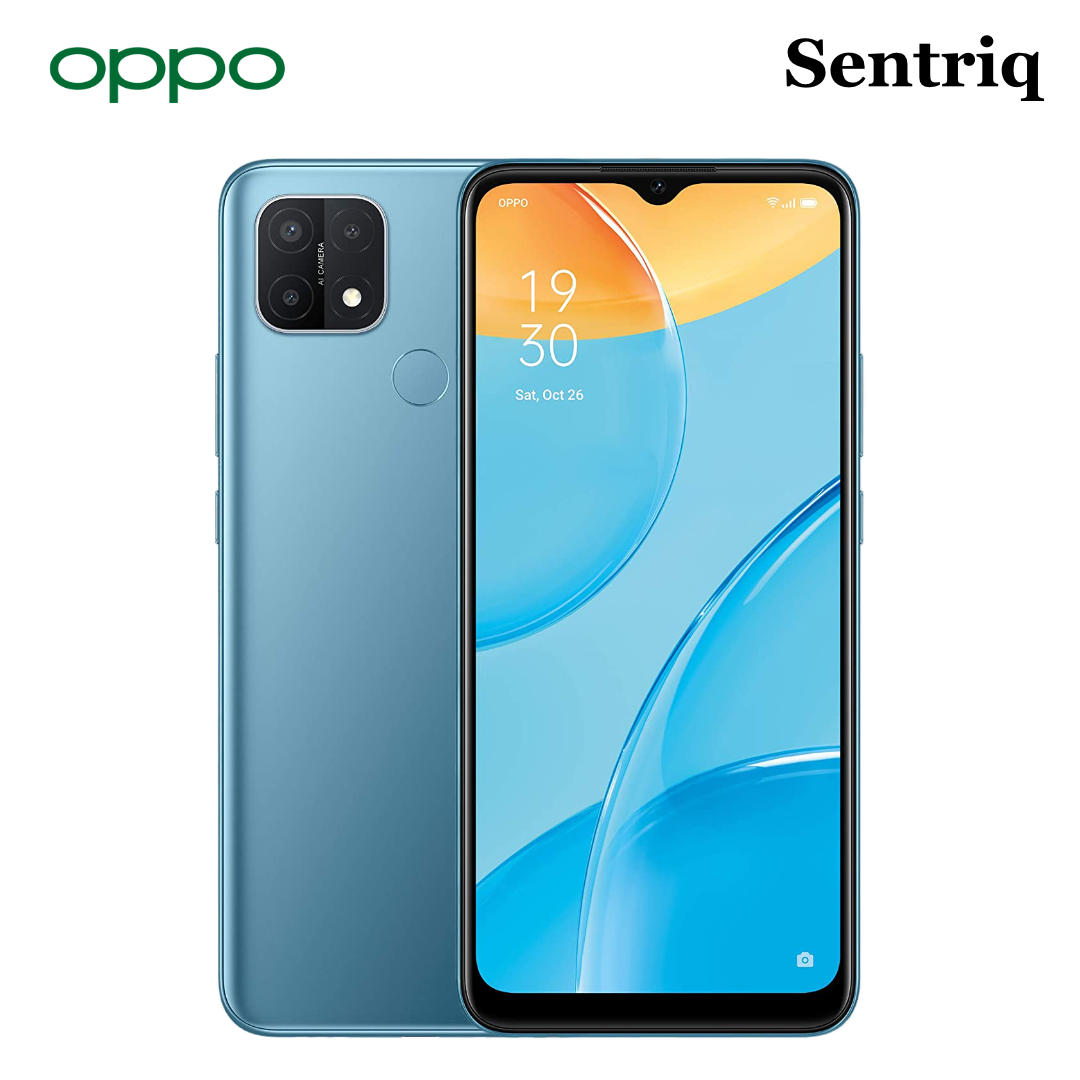 Oppo A15s Smartphone 4GB RAM 64GB Mystery Blue Colour (Original) 1 Year