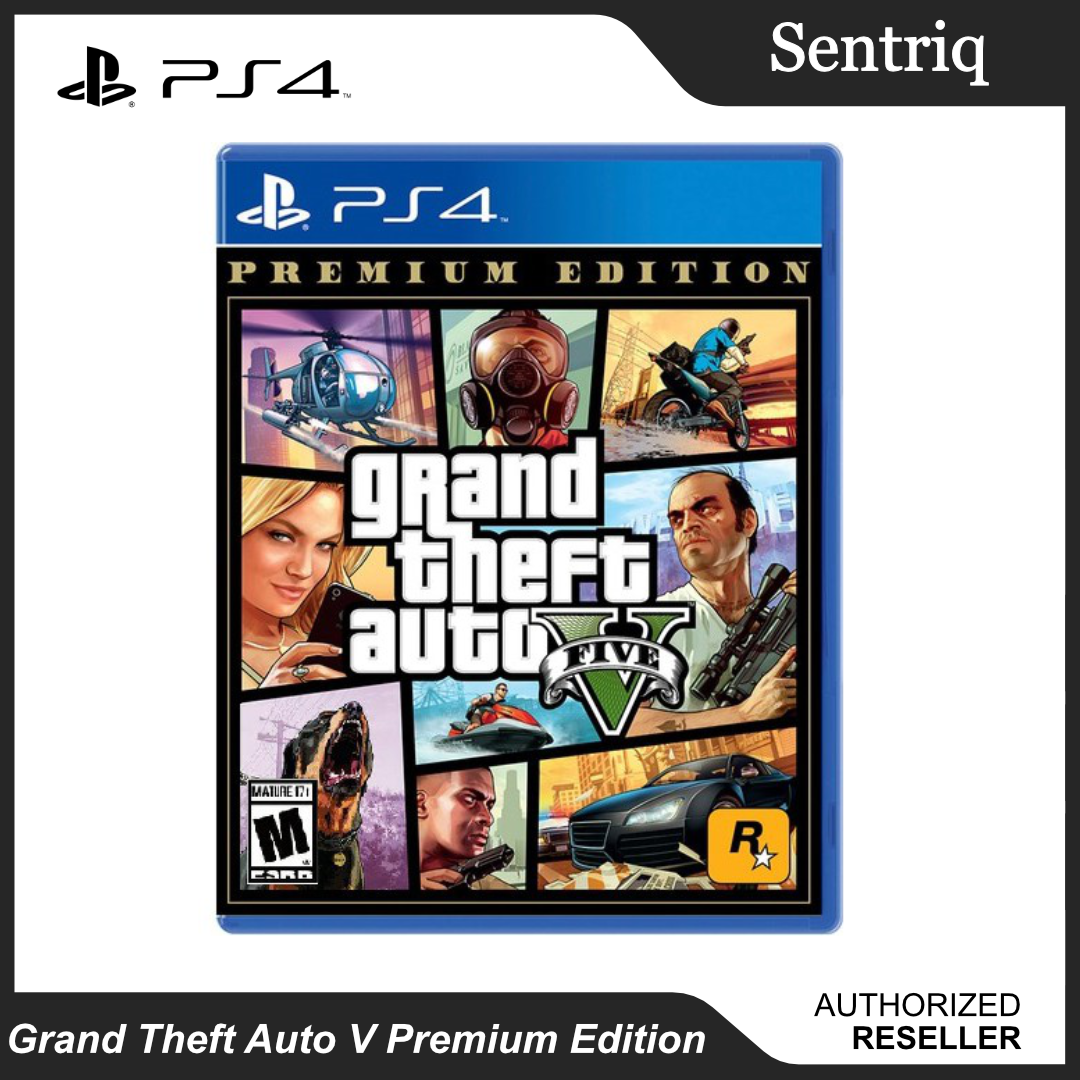 Sony PS4 Game Theft Auto V Premium Edition PlayStation 4 (Original) - R3