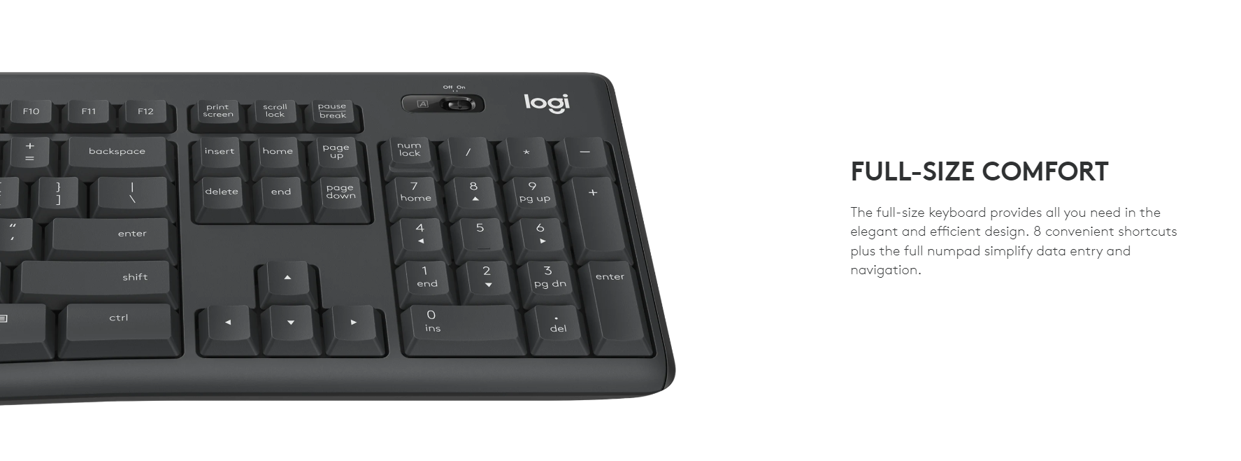 Logitech MK295 Wireless Keyboard and Mouse Combo Black Colour (Original)