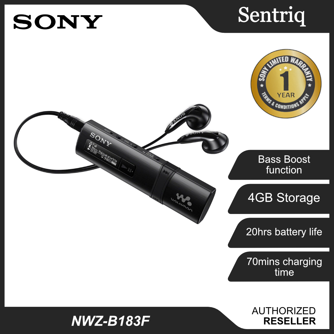 Sony NWZB183F MP3 Player 4GB Walkman NWZB183F (Original) from Sony