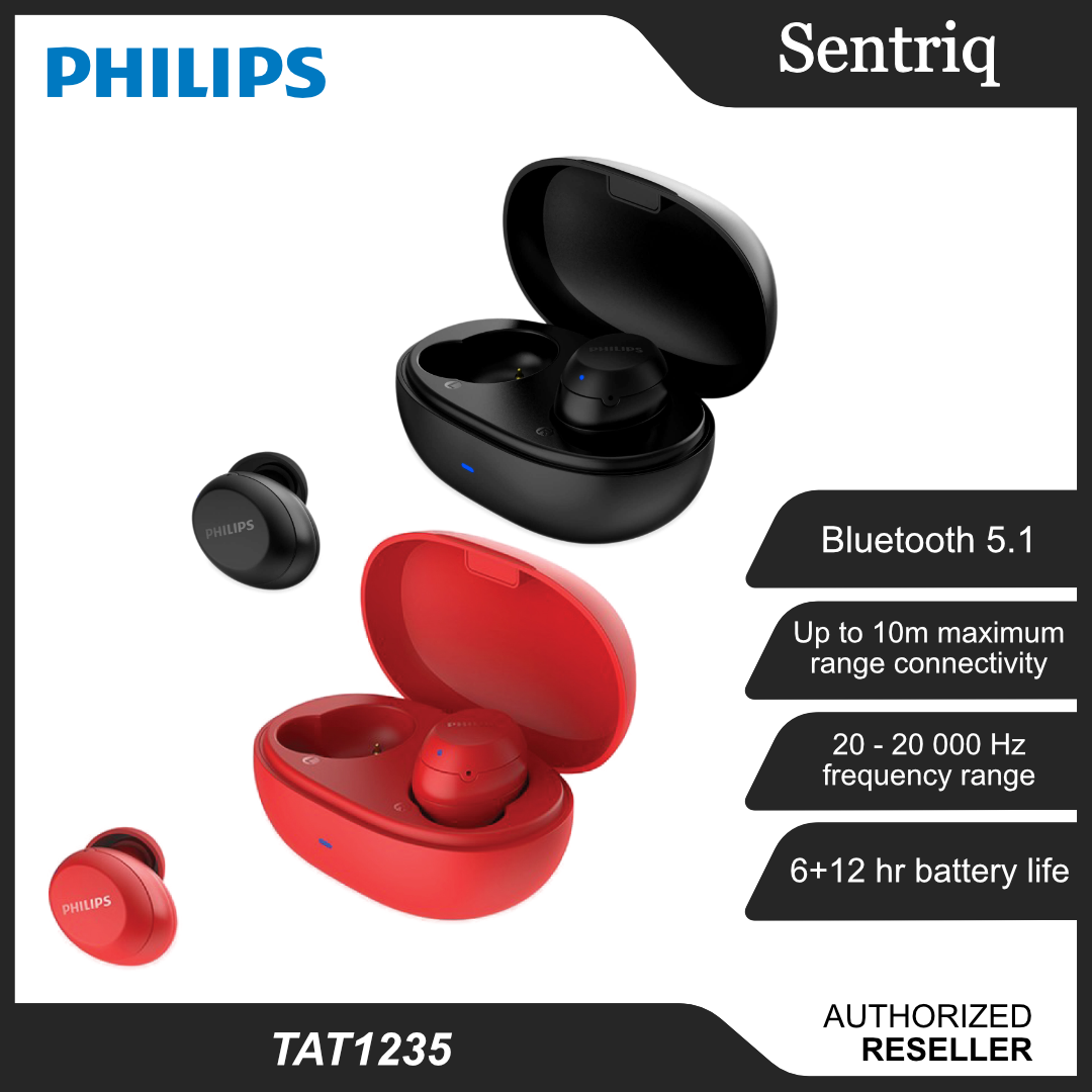 Philips TAT1235 Inear true wireless headphones (Original) 1 Year