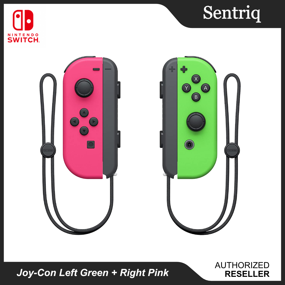 Nintendo Switch 本体 セット グリーン/ピンクJoy-Con Official Nintendo Switch Joy-Con Set [ Neon PINK / Neon